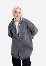 Longline Denim Jacket