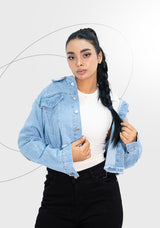 Cropped Denim Jacket