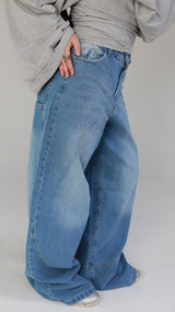 Printed baggy pants
