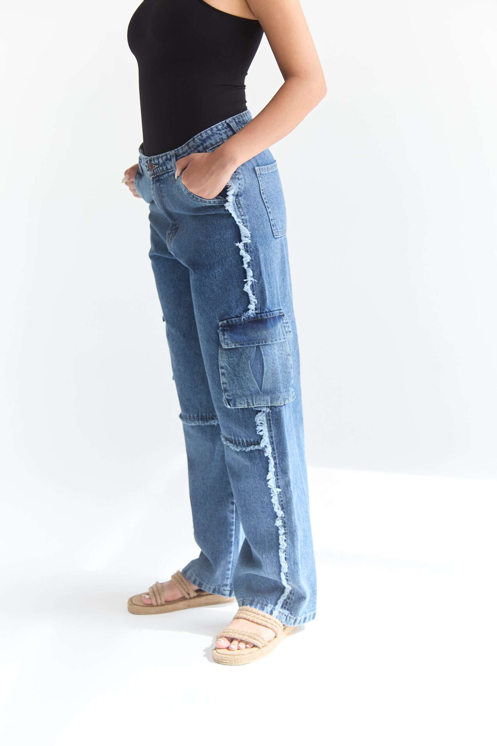 Cargo jeans Blue – Dokan Jeans