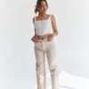 Long Wide Beige