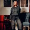 ⁦Over Size Jeans (Gray)⁩ - الصورة ⁦3⁩